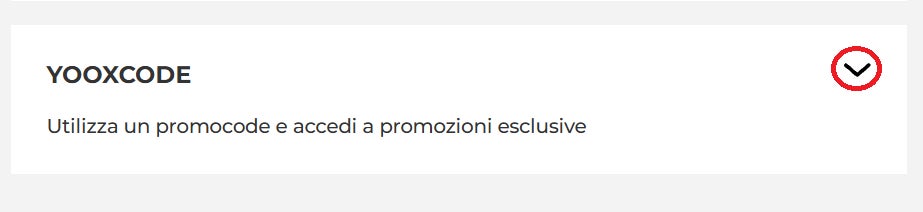 come applicare un codice sconto yoox