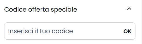 dove inserire un codice sconto la redoute