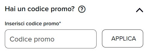 dove incollare il codice sconto motivi
