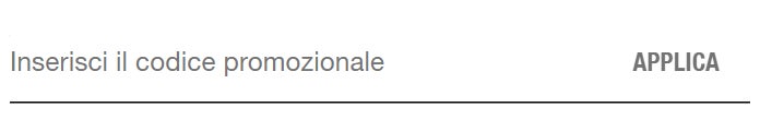 inserire un codice sconto patrizia pepe