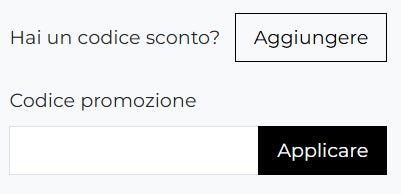 inserire un codice sconto miliboo