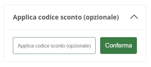 inserire un codice sconto weightworld