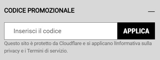 inserire un codice sconto kiehls