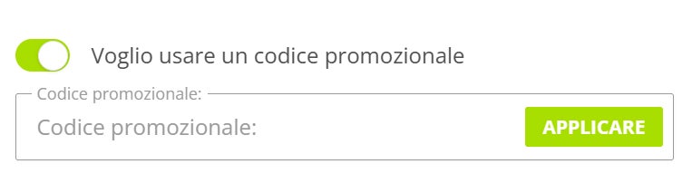inserire un codice sconto degustabox