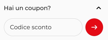 inserire un codice sconto legami