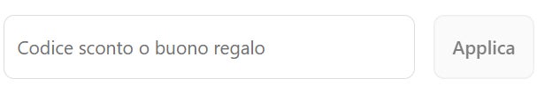inserire un codice sconto pinalli