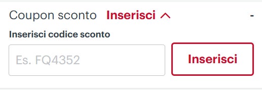 inserire un codice sconto comet