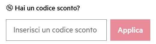 come inserire un codice sconto aeg