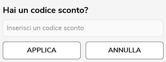 come inserire un codice sconto foot-store